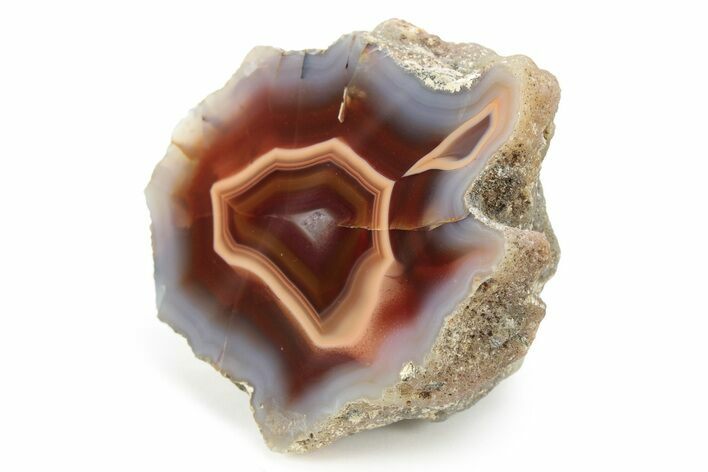 Polished Candy Agate Nodule - Malawi #255142